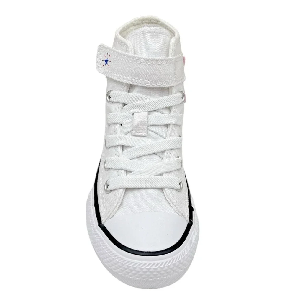 Converse Chuck Taylor Girls Hi Top Slip-on Sneakers Size 11 White Doodle Star - Picture 6 of 12